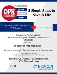 Question, Persuade, Refer (QPR) Suicide Prevention and Intervention ...